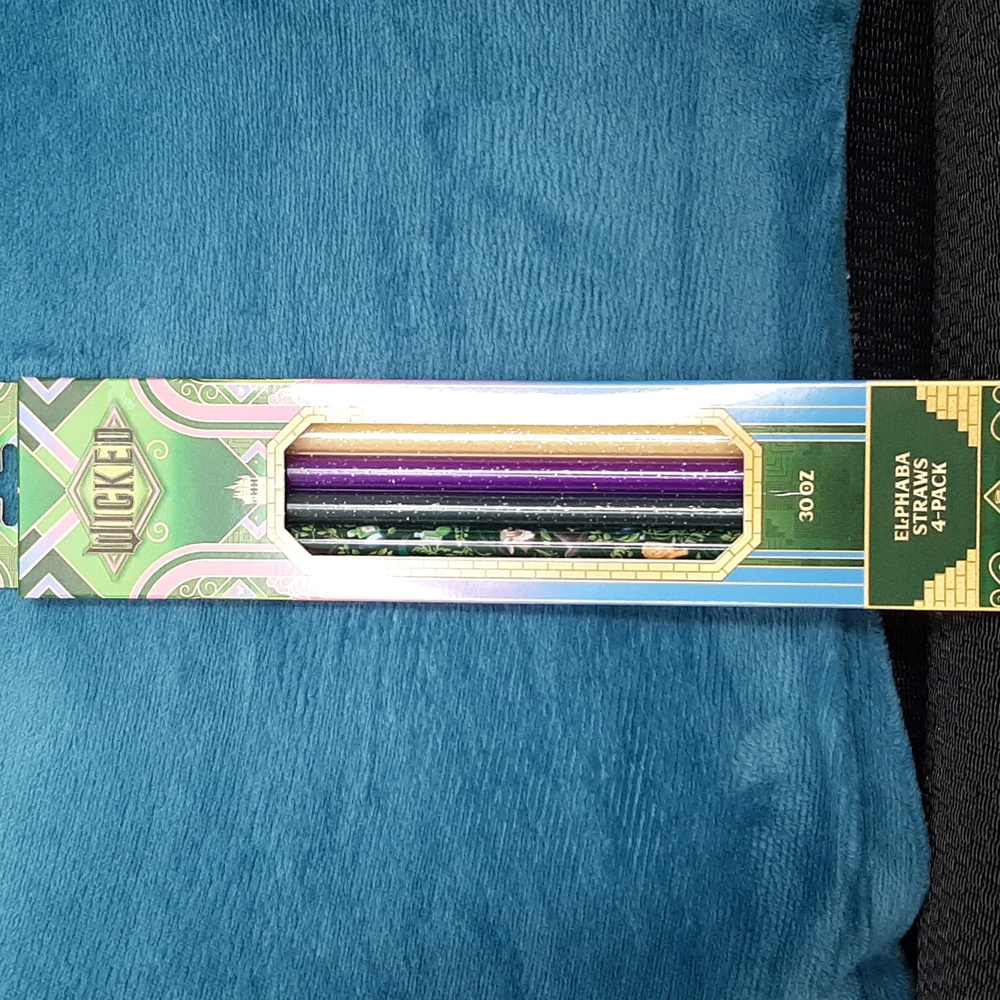 Wicked Elphaba Straws 4-Pack - 30 Oz